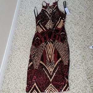 Sequined dress -new